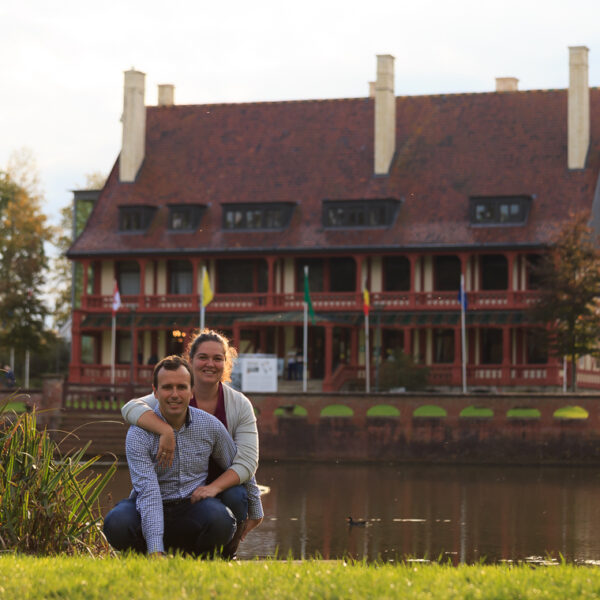 Fotoshoot met Daphne en Stijn in Zonnebeke