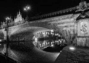 Cityscape - Gent by Night - Saint-Michielsbridge - Fotografie Krist
