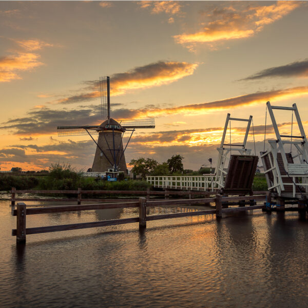 Kinderdijk Zonsondergang