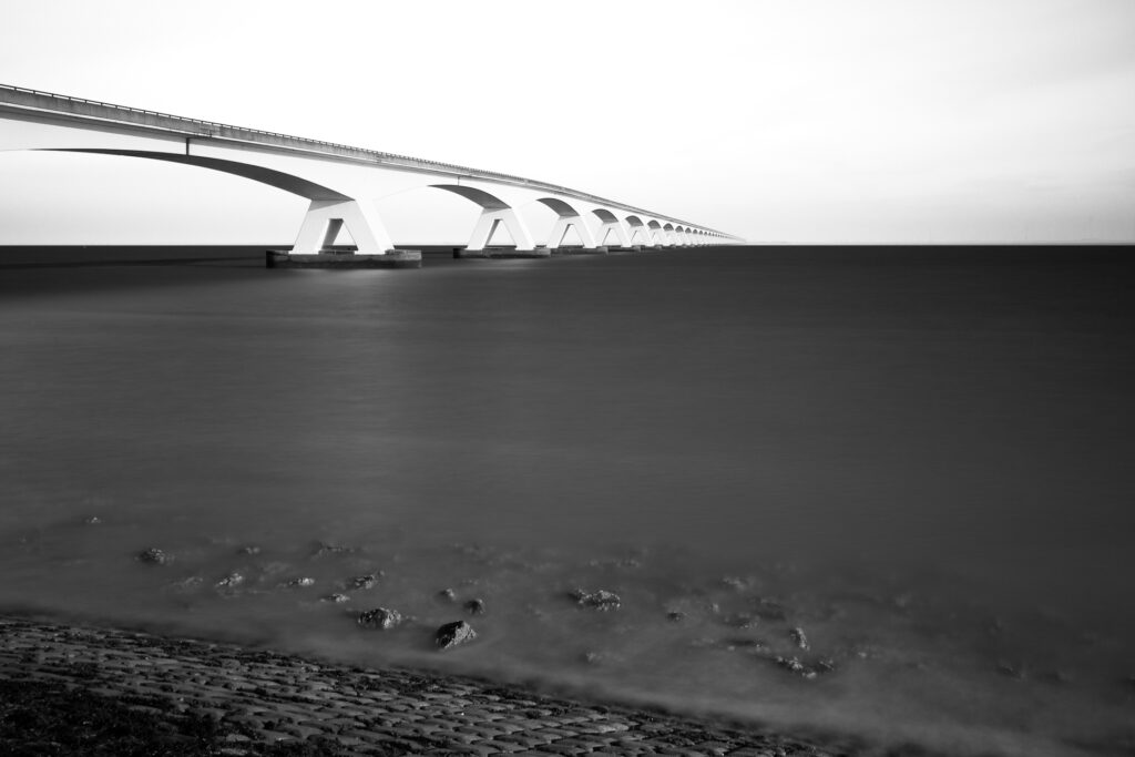 Fotografie Krist Hooghe Zwart Wit Zeelandbrug 