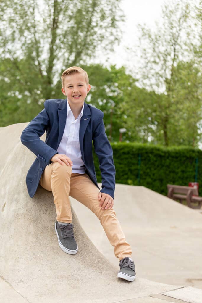 Communiefoto's Jongen Skatepark Izegem Leest