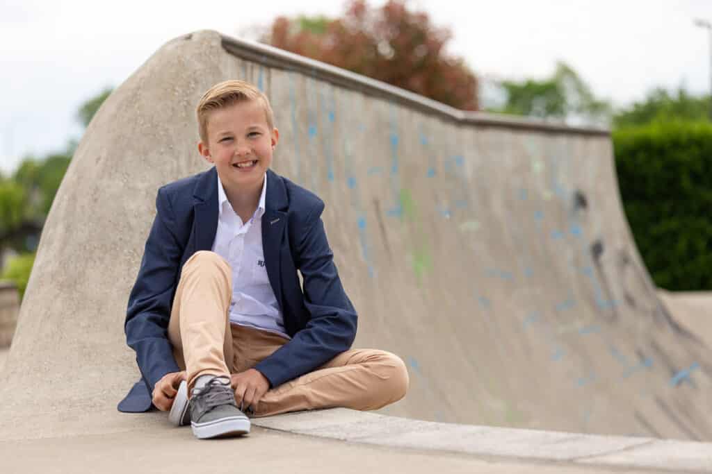 Communiefoto's Jongen Skatepark Izegem Leest