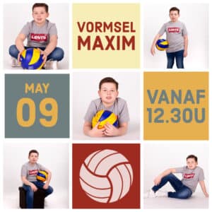 Vormsel Uitnodiging - Fotografie Krist Menen