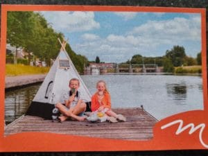 Postkaart Toerist in Menen