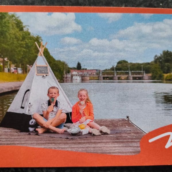 Postkaart Toerist in Menen