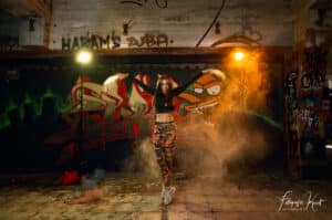 Urbex Dancers - Lyssa Casier - Fotoshoot V-tex Kortrijk