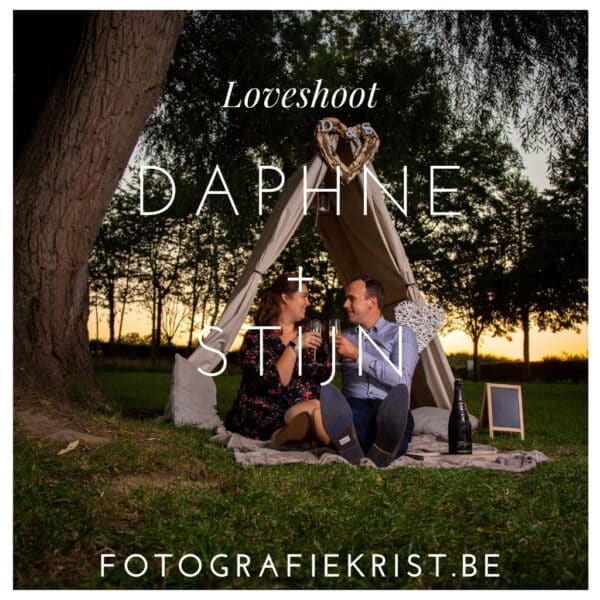 Blog Styled Loveshoot met Daphne en Stijn op domein Bergelen te Gullegem