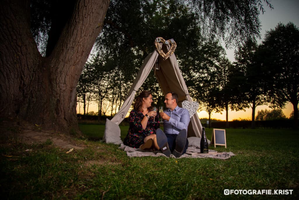 Styled Verlovingsshoot - Domein Bergelen te Gullegem