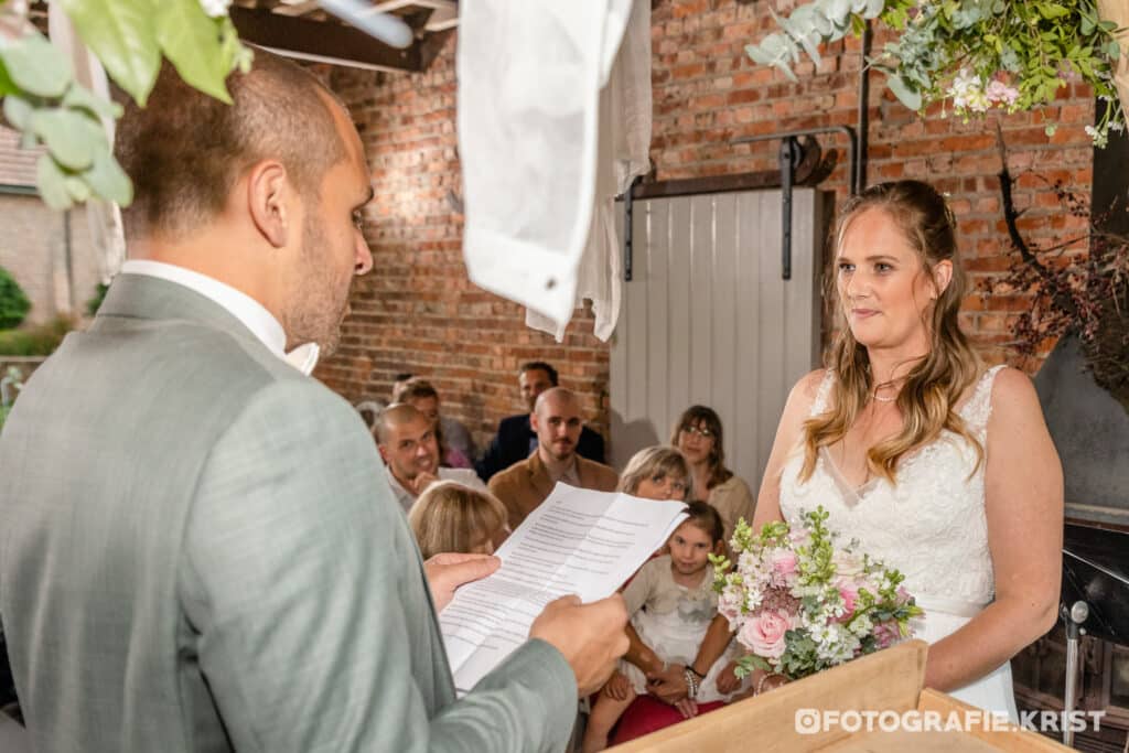 Huwelijk Julie & Mitch - Fotografie Krist - Spegelhof Wervik