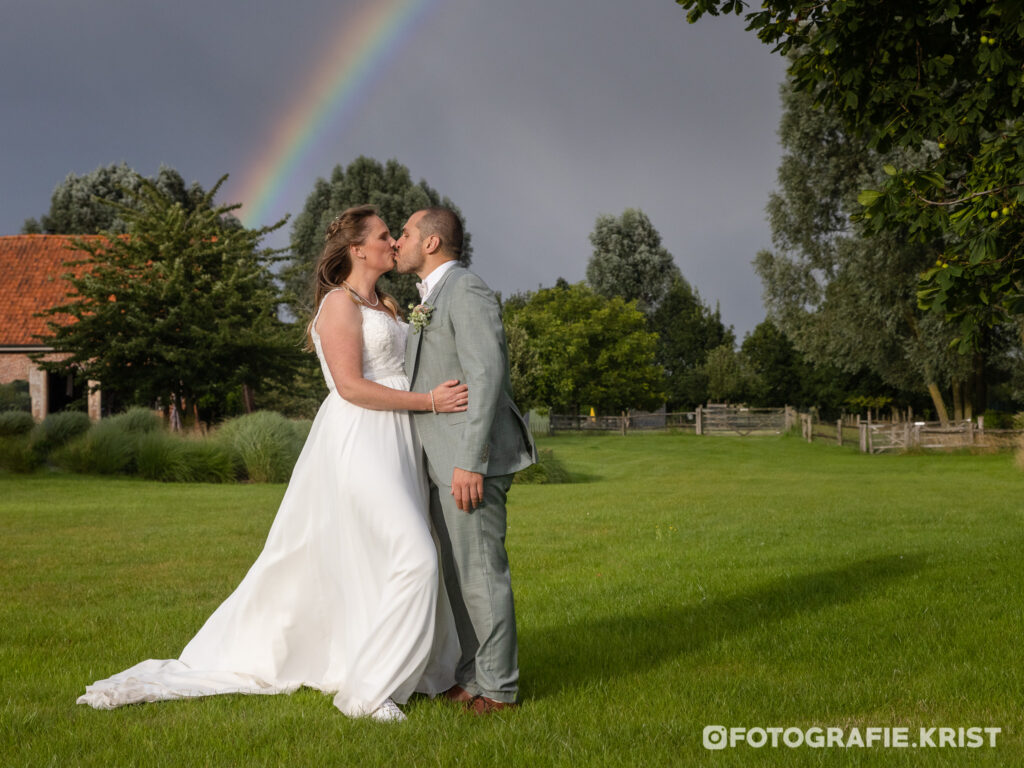 Huwelijk Julie & Mitch - Fotografie Krist - Spegelhof Wervik