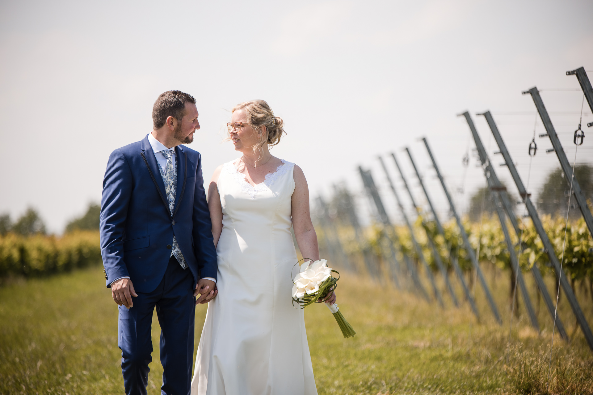 Huwelijksfoto's Locatie Wervik Wijndomein Ravenstein