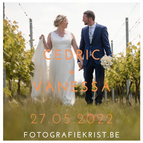Huwelijk Cedric & Vanessa Huwelijksfotograaf Wervik