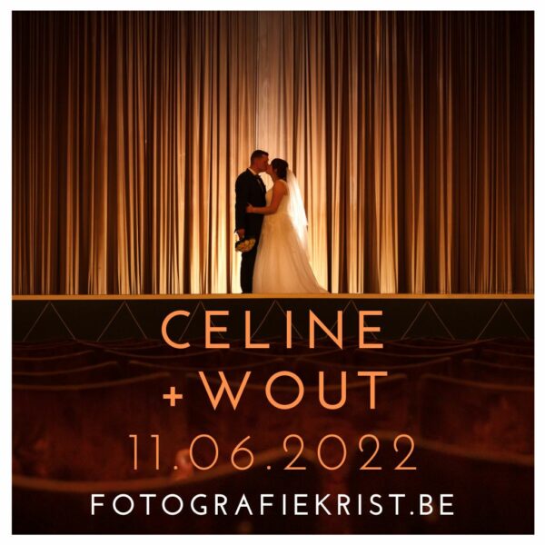 Fotolocatie Lichtervelde Cinema DeKeizer Huwelijk Celine & Wout