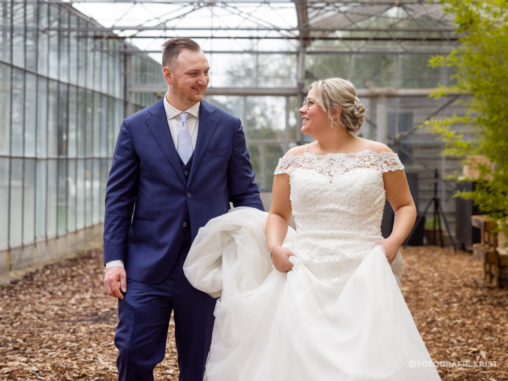 Fotolocatie Serre Zomerbar B&B Buytenhuys Huwelijksfotograaf Krist Menen