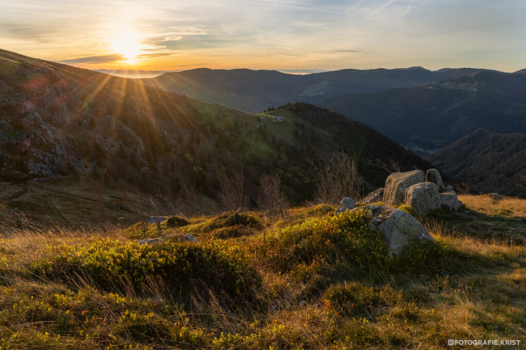 Zonsopkomst vanop de Hohneck - Vosges - Frankrijk - Lever de soleil depuis le Hohneck - Vosges - France