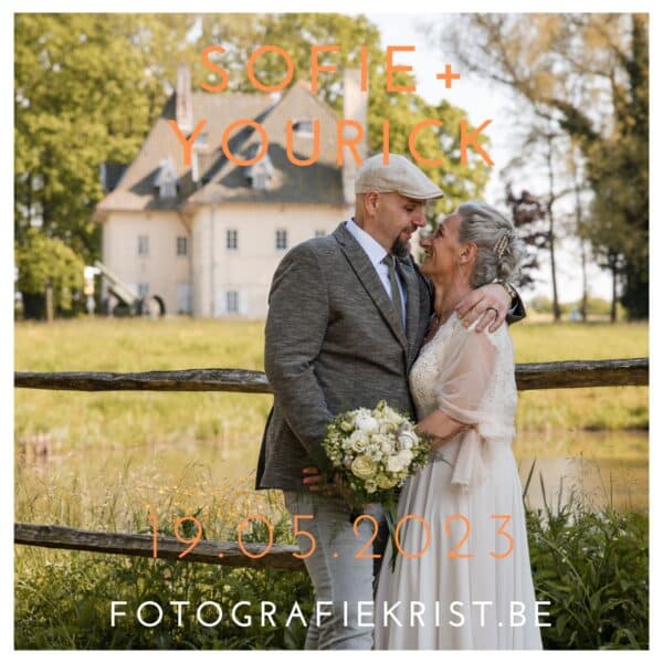 Huwelijksreportage Sofie&Yourick Fotograaf Wervik