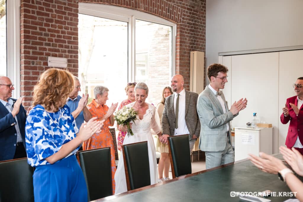 Huwelijk Sofie&Yourick Stadhuis Wervik FotografieKrist