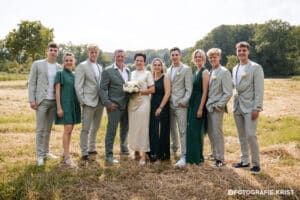 Huwelijk Liesbet&Christophe Fotosessie Gasthuisbossen Zonnebeke - FotografieKrist